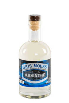 Bouteille d'absinthe de la distillerie Gris' Mouss