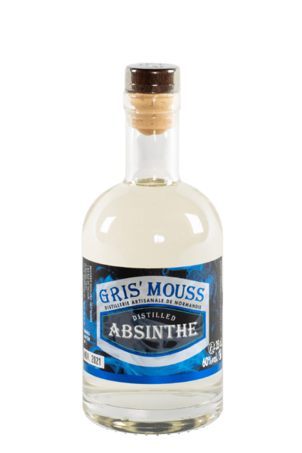 Bouteille d'absinthe de la distillerie Gris' Mouss