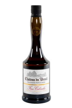 Bouteille de Calvados, Fine Calvados, de la distillerie du chateau du Breuil