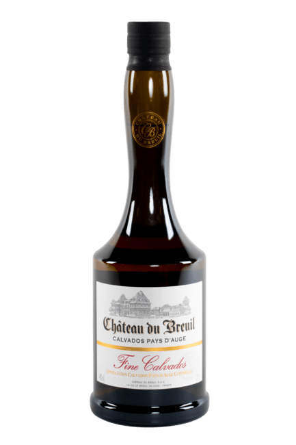 Bouteille de Calvados, Fine Calvados, de la distillerie du chateau du Breuil