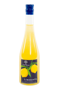 Bouteille de Limoncello, liqueur de citron de la distillerie C'est nous