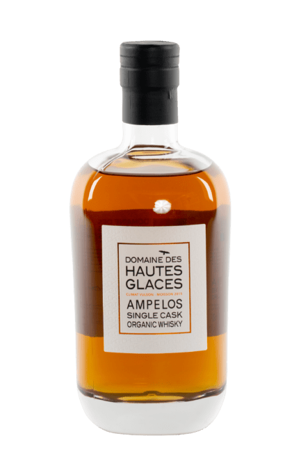 Bouteille de whisky français Ampelos du domaine des hautes glaces