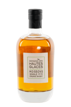Bouteille de whisky français Moissons Rye du Domaine des Hautes Glaces
