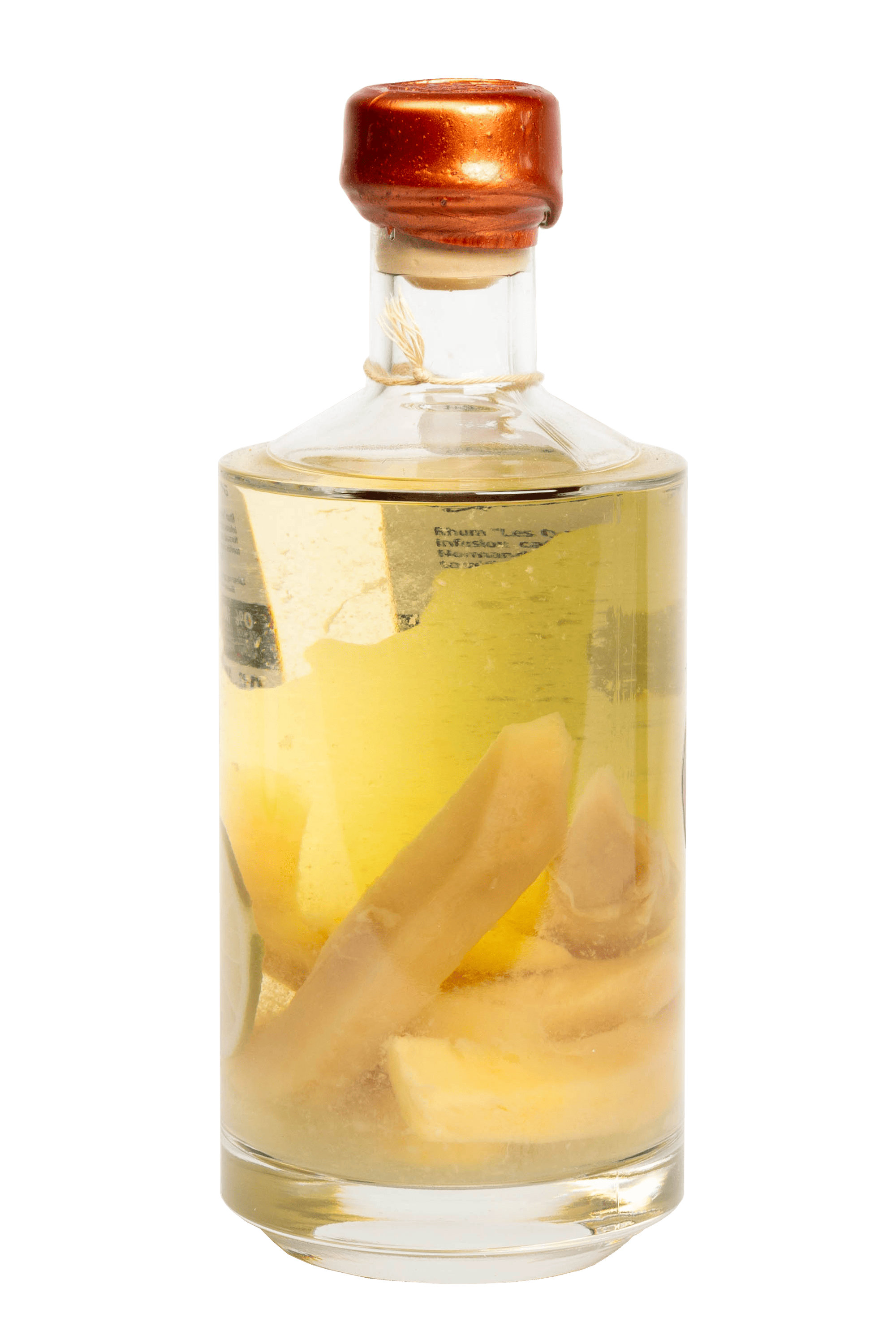 Bouteille de rhum gravée pour offrir : rhum arrangé mangue citron de Franc-tireur