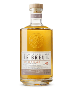 Bouteille de whisky Français Le Breuil - Tourbé du château du breuil