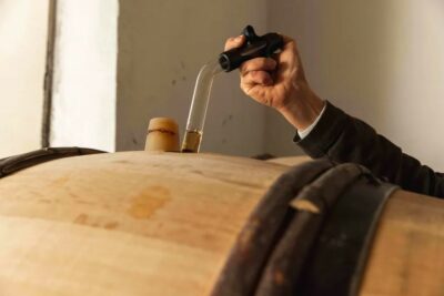 Fût de whisky français de la distillerie Soligny