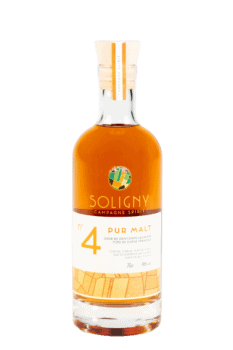 Bouteille de pure malt le Chant du Coq n°4 de la distillerie Soligny
