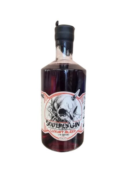 Bouteille de Gin Soulfly de la distillerie Coqlicorne